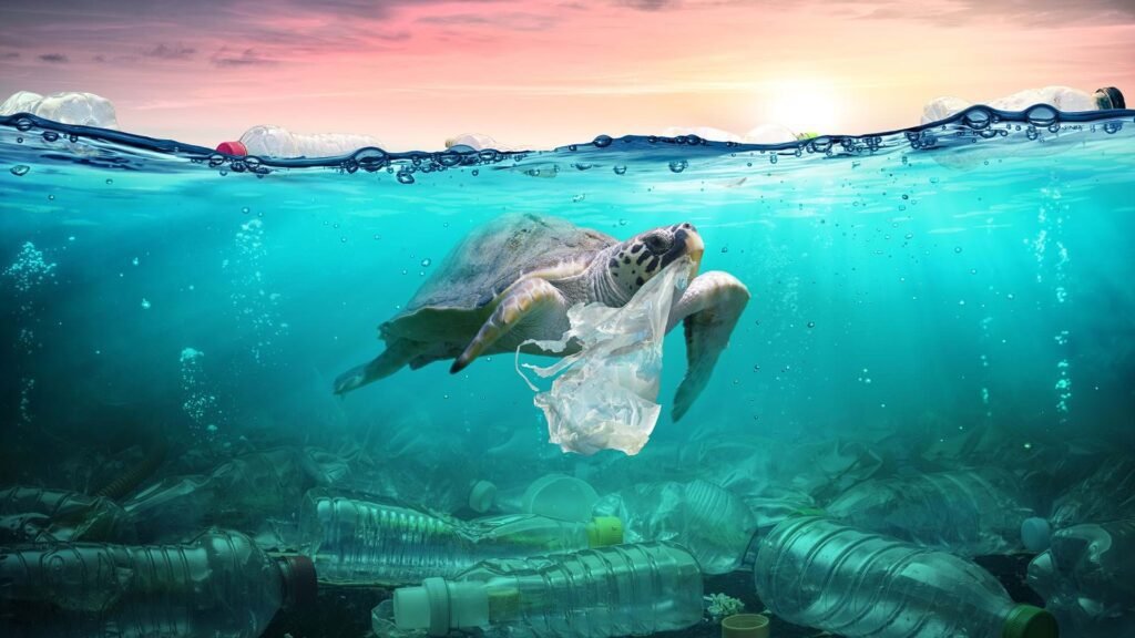 Plastic in the sea