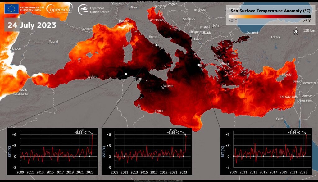 Asia Extreme weather chart