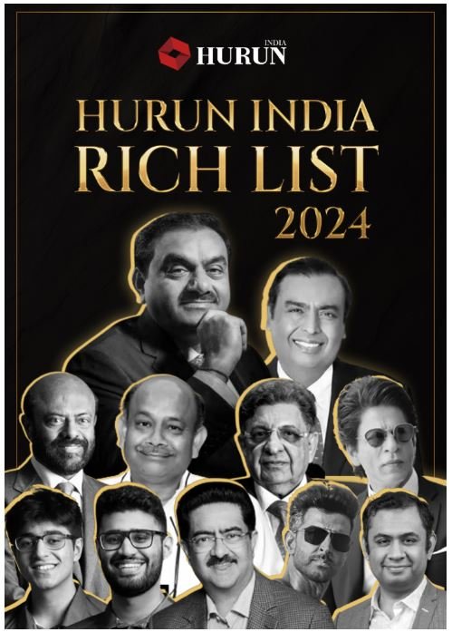 Hurun India Rich List 2024 Reveals a New Billionaire Every Five Days